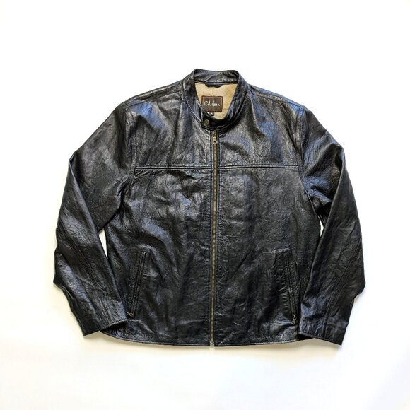 NWT Cole Haan Men's Lambskin Moto Jacket - Picture 1 of 8